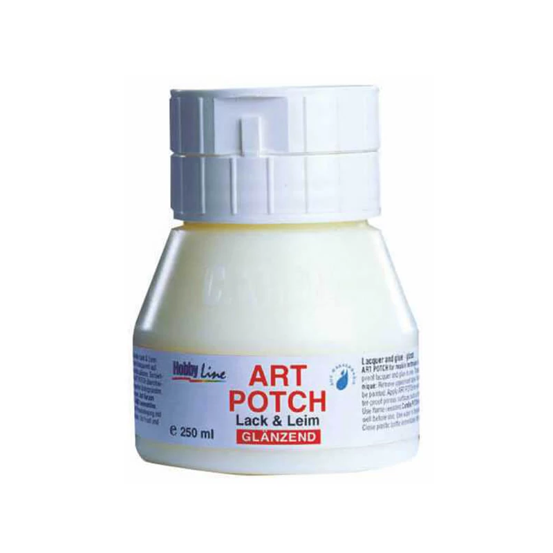 Lepidlo a lak na decoupage v jednom Art Potch - 250 ml, lesklé