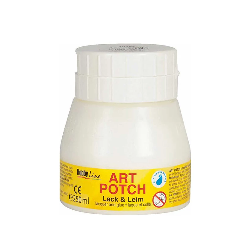 Lepidlo a lak na decoupage v jednom Art Potch - 250 ml
