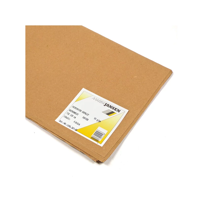 Baliaci papier natrónový, 0,75x1 m - 90 g, prírodný, 4 listy