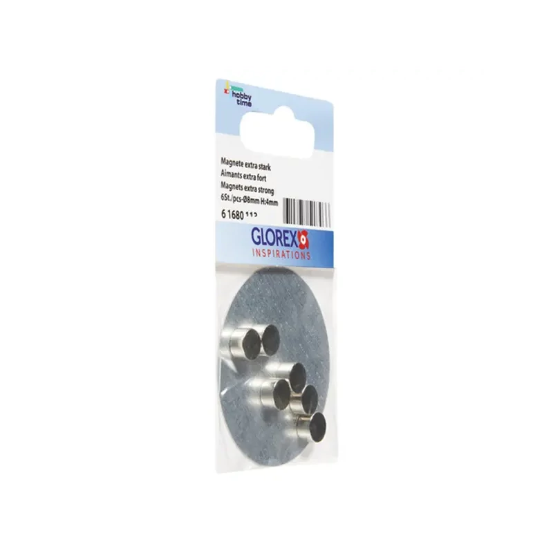 Super silný okrúhly magnet - 8 mm, 6 ks