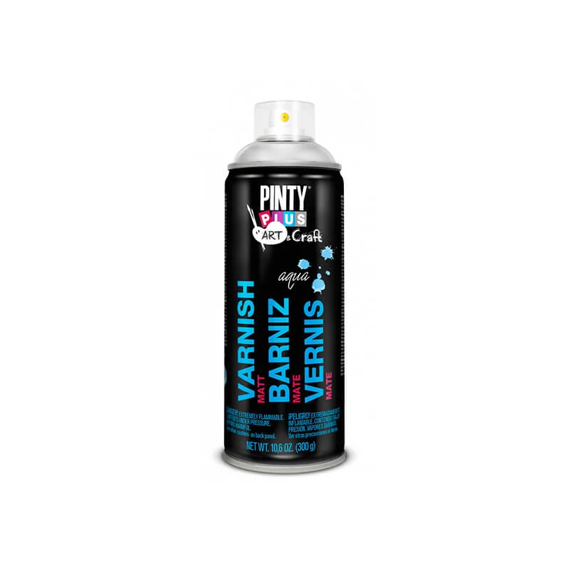Lak v spreji, 400 ml, Pinty Plus Art remeselný- matný lak, na vodnej báze