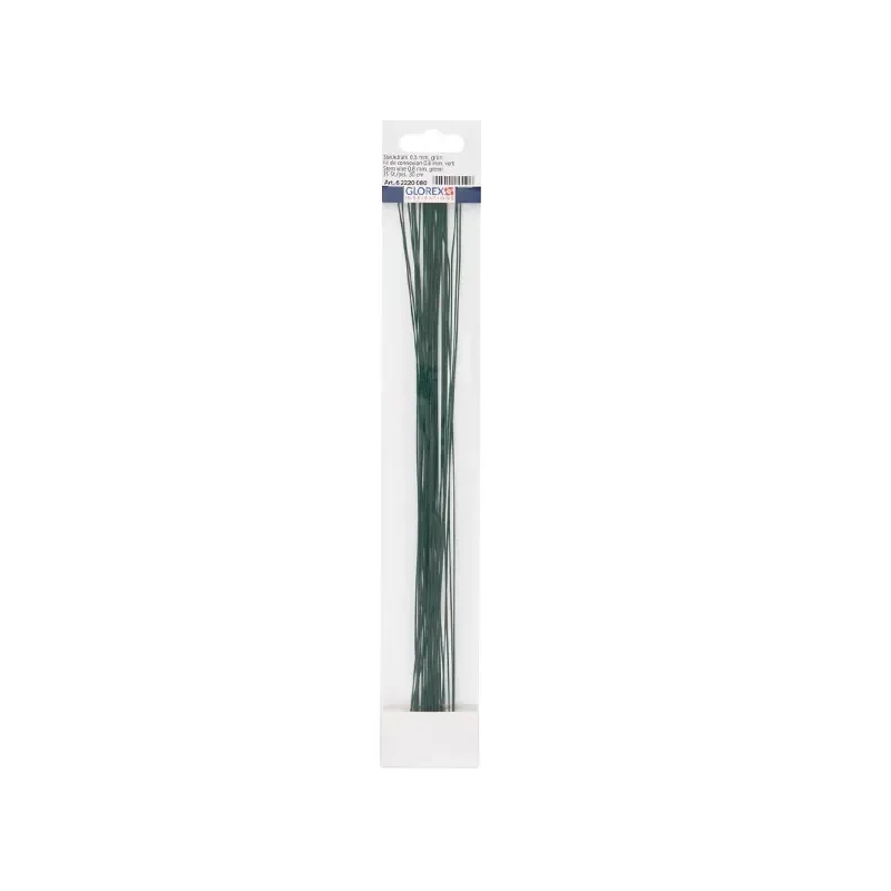 Kvetinársky drôt, 0,8 mm, 30 cm, 35 ks - zelený