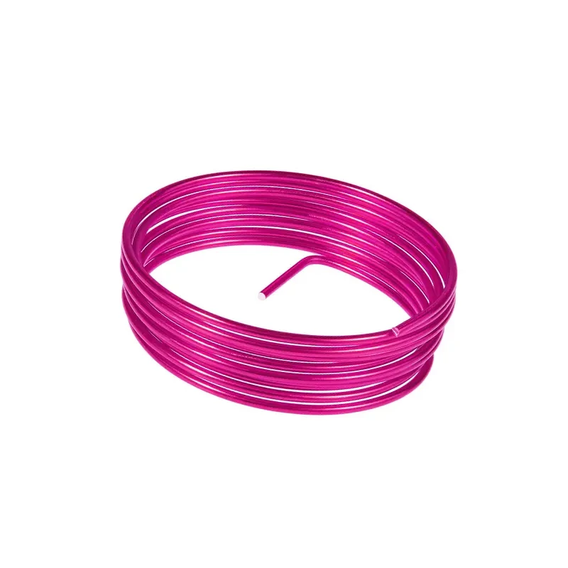 Hliníkový drôt, 2 mm, 2 m - pink