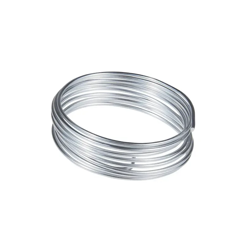 Hliníkový drôt, 2 mm, 2 m - strieborný