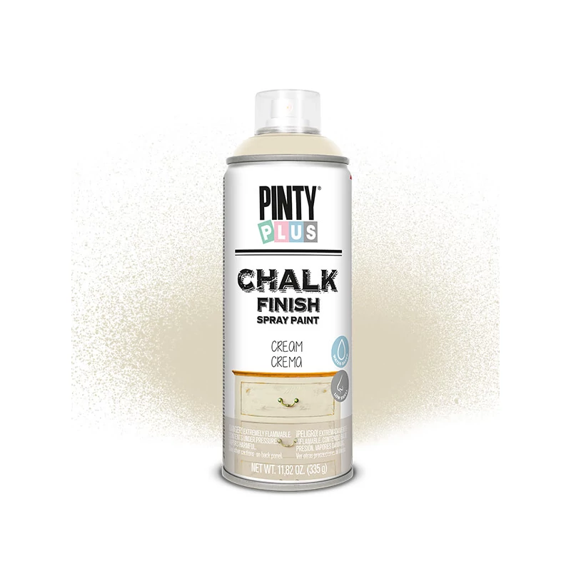 Kriedová farba v spreji, Chalk Paint, Pinty Plus - krémová