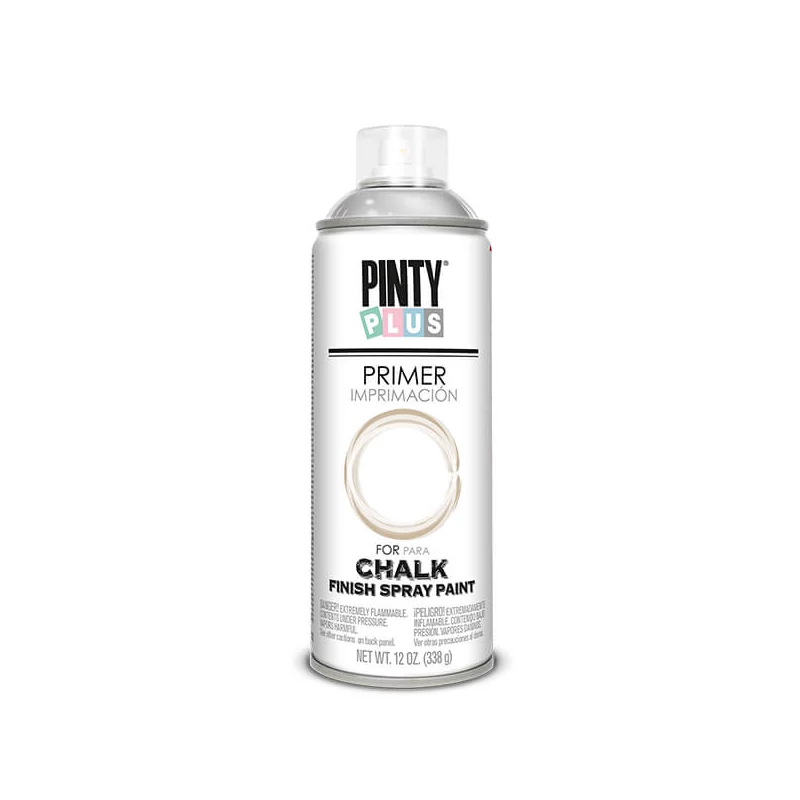 Kriedová farba v spreji, Chalk Paint, Pinty Plus - základný náter gesso