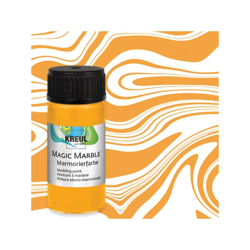Mramorovacia farba, Kreul, 20 ml - slnečná žltá