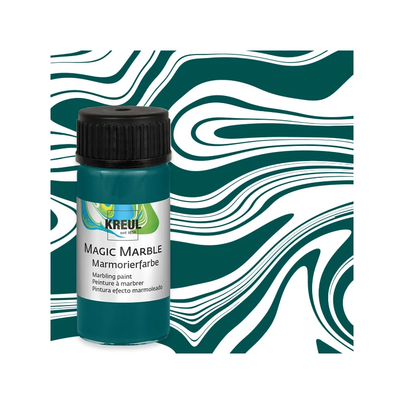 Mramorovacia farba, Kreul, 20 ml - tyrkysová