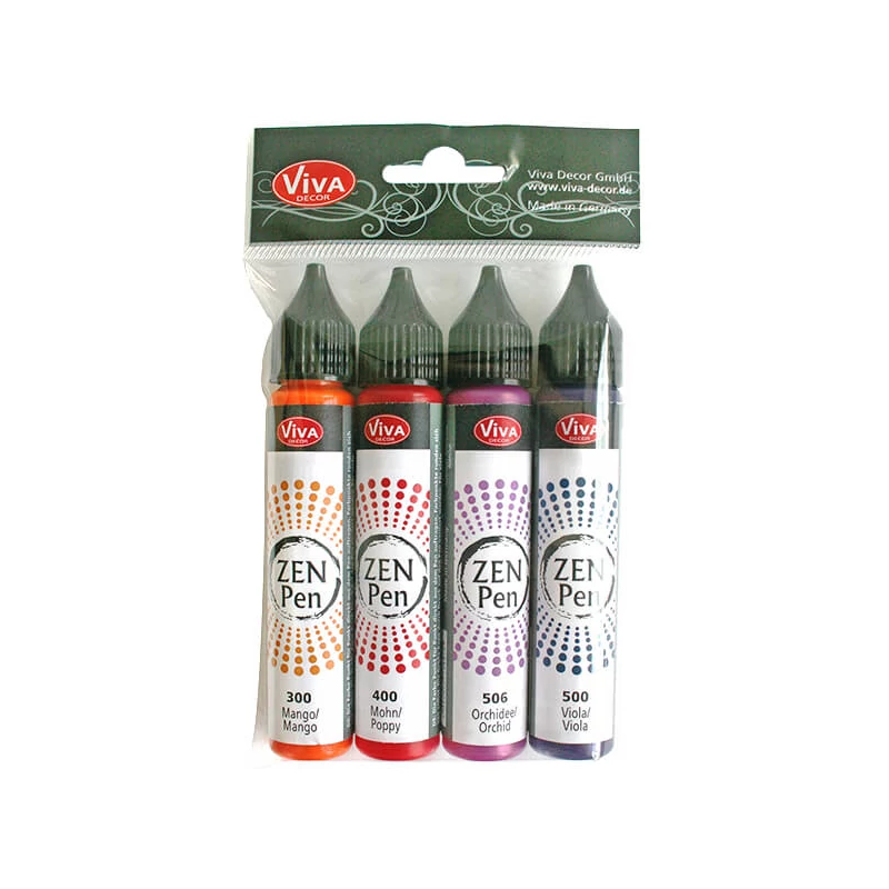 Sada bodkovacích pier Zen Pen, 4x28 ml - Magický moment