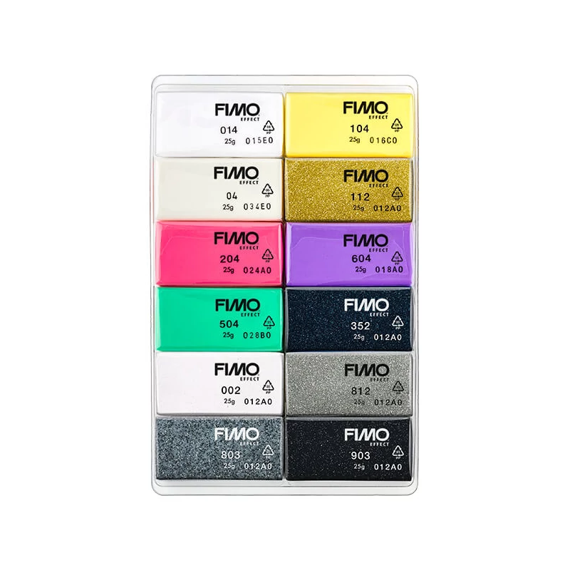 Sada modelovacej hmoty do rúry FIMO Effect Colour Pack, 12x25 g