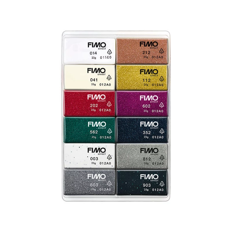 Sada modelovacej hmoty do rúry FIMO Effect Colour Pack, 12x25 g