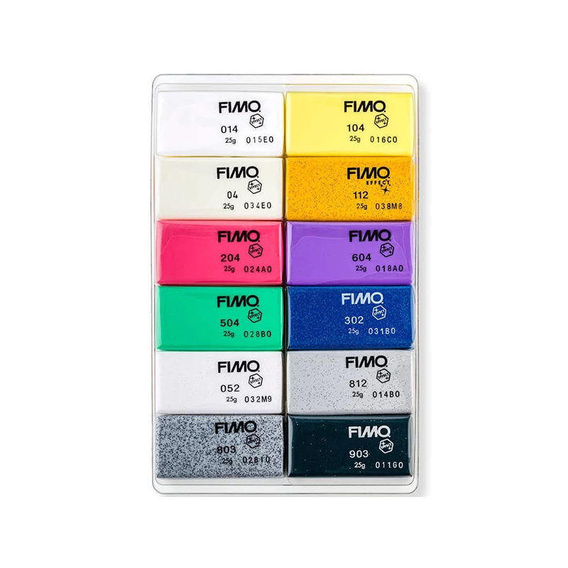 Sada modelovacej hmoty do rúry FIMO Effect Colour Pack, 12x25 g
