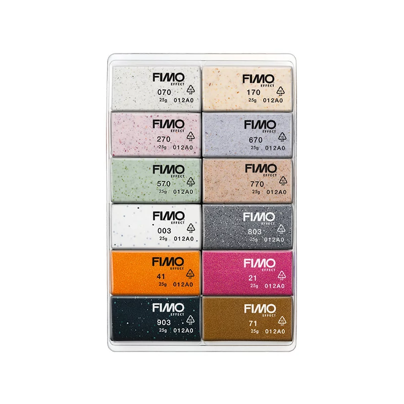 Sada modelovacej hmoty do rúry FIMO Effect Colour Pack, 12x25 g - Boho