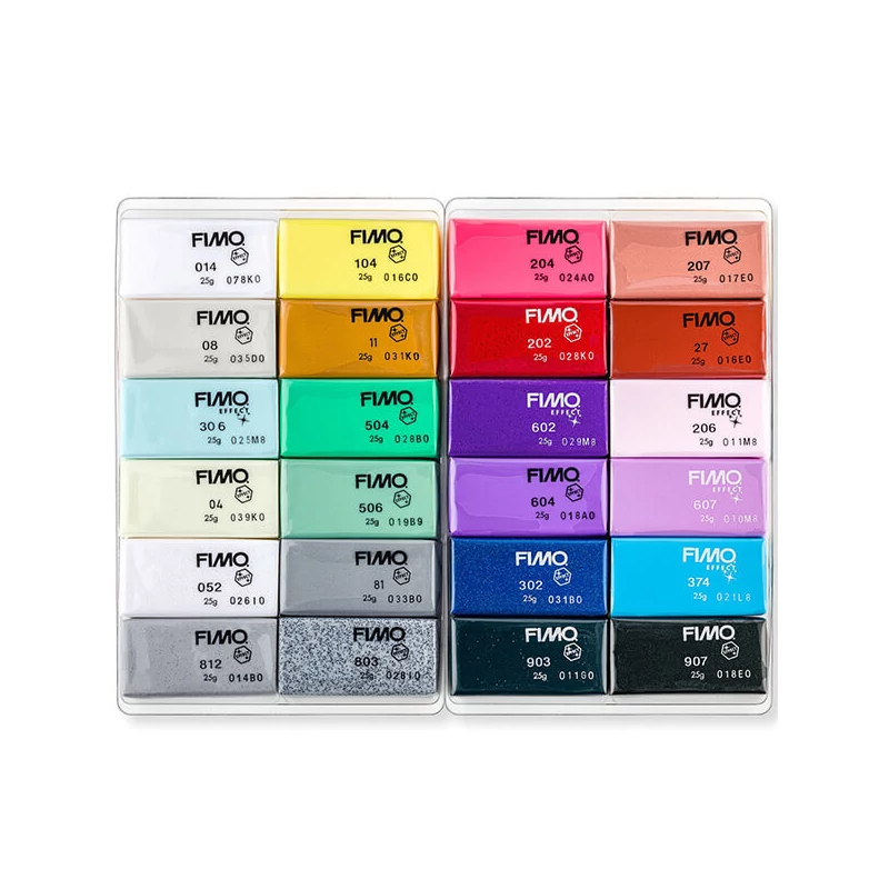 Sada modelovacej hmoty do rúry FIMO Effect Colour Pack, 24x25 g