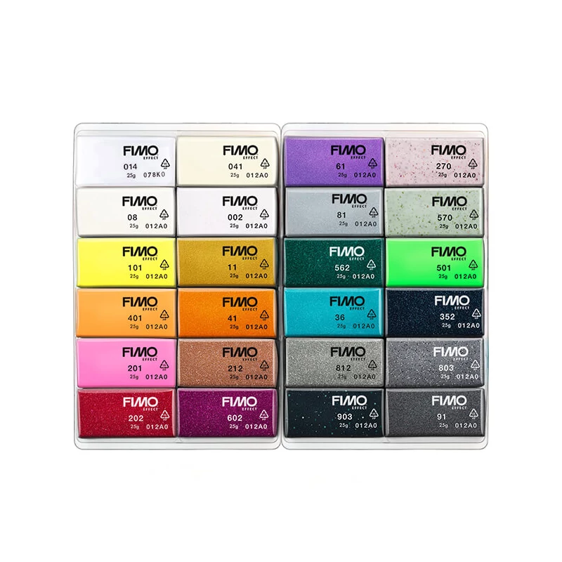 Sada modelovacej hmoty do rúry FIMO Effect Colour Pack, 24x25 g