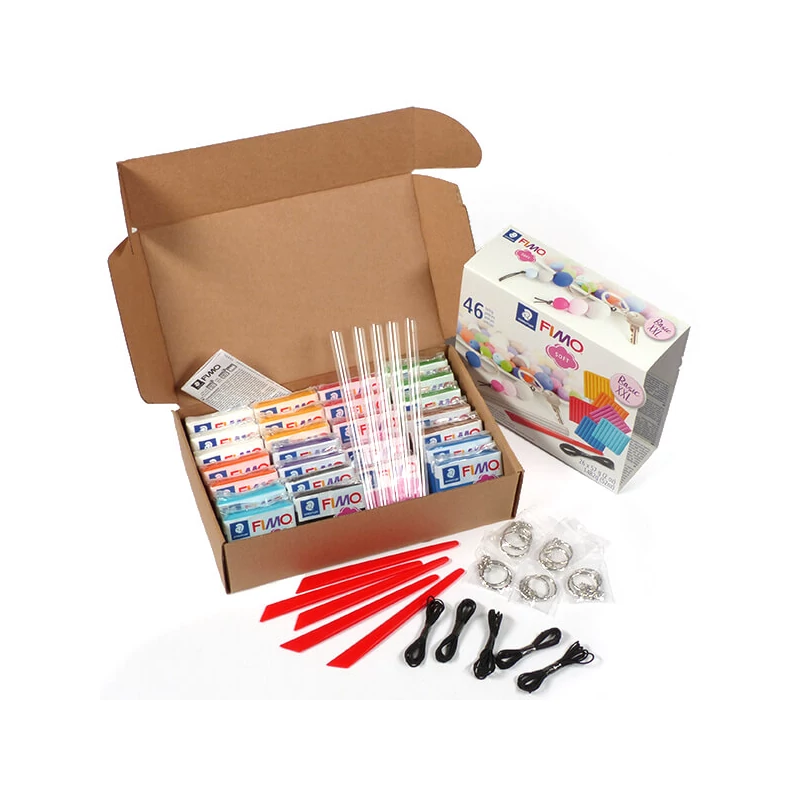 Sada modelovacej hmoty do rúry FIMO Soft Basic XXL Set, 26x57 g s doplnkami