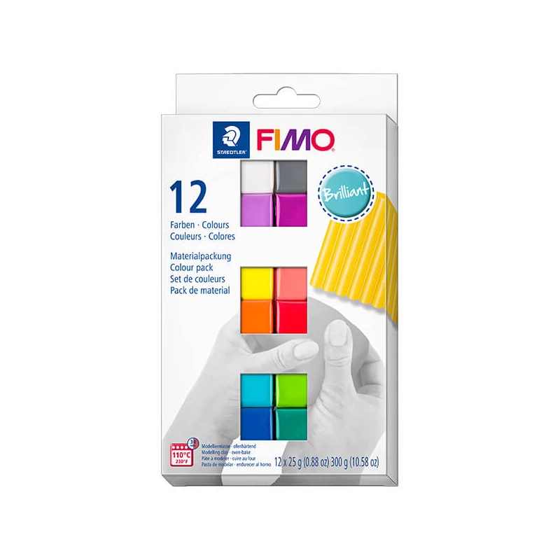 Sada modelovacej hmoty do rúry FIMO Soft Colour Pack, 12x25 g - Brilliant Colours