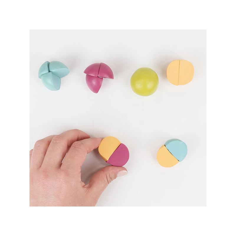 Sada modelovacej hmoty do rúry Fimo Soft, 4x25 g - listový dizajn, Slab Design