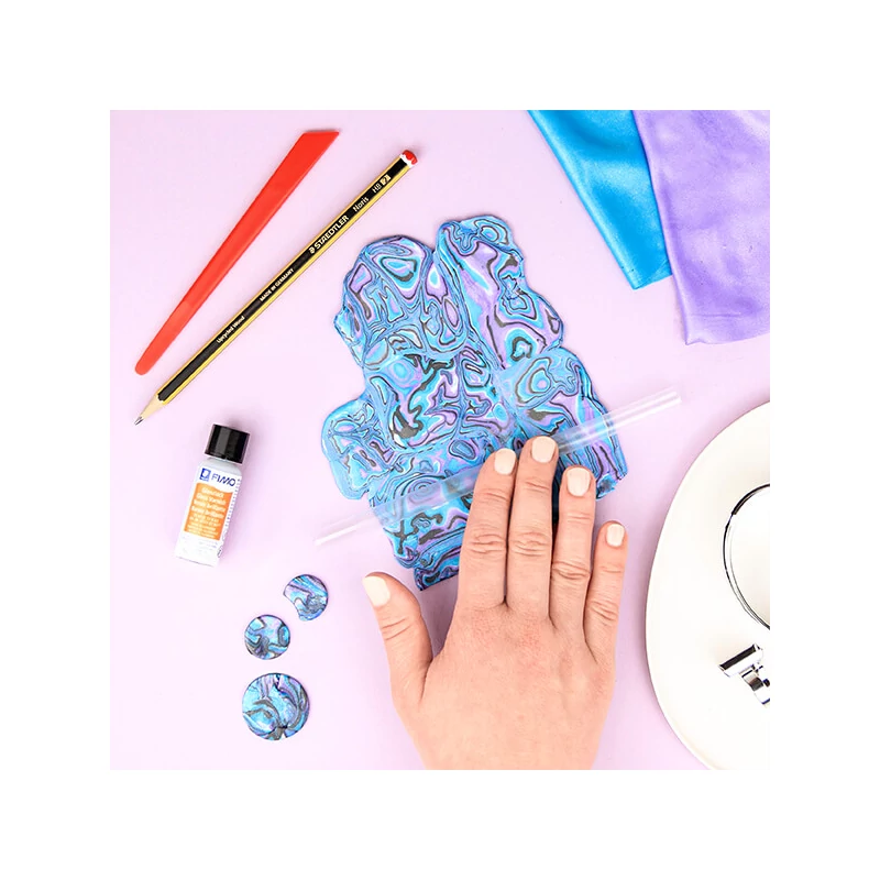 Sada modelovacej hmoty do rúry Fimo Effect, 4x25 g - abalone dizajn, Abalone Design