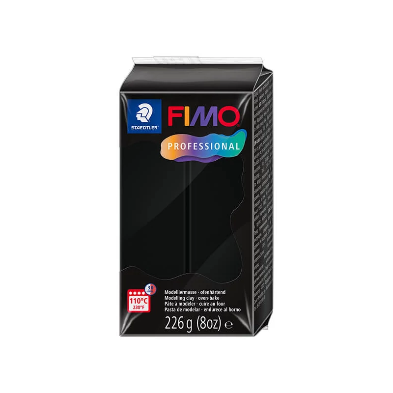 Modelovacia hmota do rúry FIMO Professional, 226 g - čierna (8042-9)