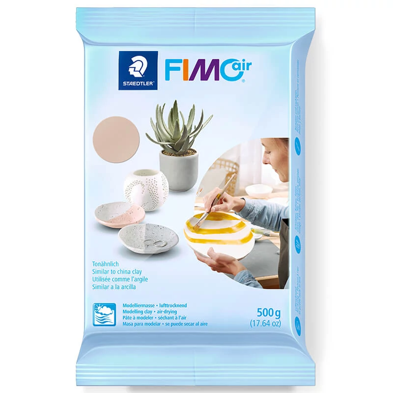 Modelovacia hmota tvrdnúca na vzduchu FIMO Air Basic 500 g - svetloružová (8100-43)