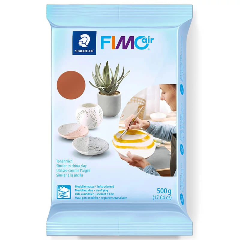 Modelovacia hmota tvrdnúca na vzduchu FIMO Air Basic 500 g - terakota (8100-76)