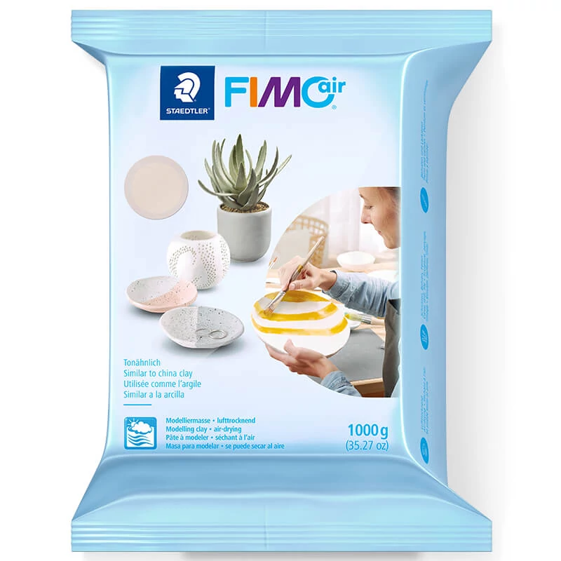 Modelovacia hmota tvrdnúca na vzduchu FIMO Air Basic 1000 g -svetloružová (8101-43)
