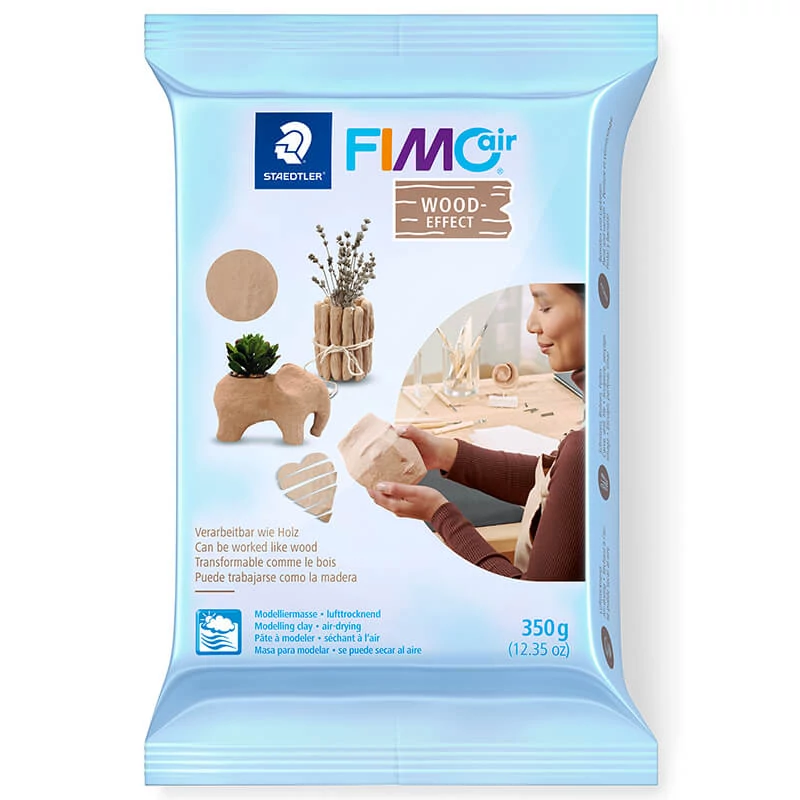Modelovacia hmota tvrdnúca na vzduchu FIMO Air Effect 350 g - drevený efekt (8150-W7)