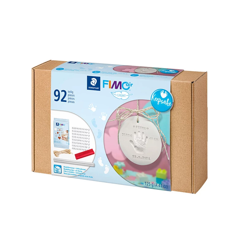 Sada modelovacej hmoty FIMO Air Light Keepsake Set, suvenírová sada, 127 g s doplnkami