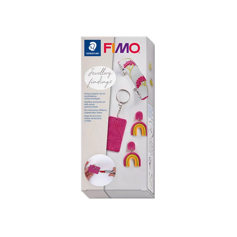 Jewellery findings FIMO - kovové podstavce na šperky, bižutérne komponenty 2