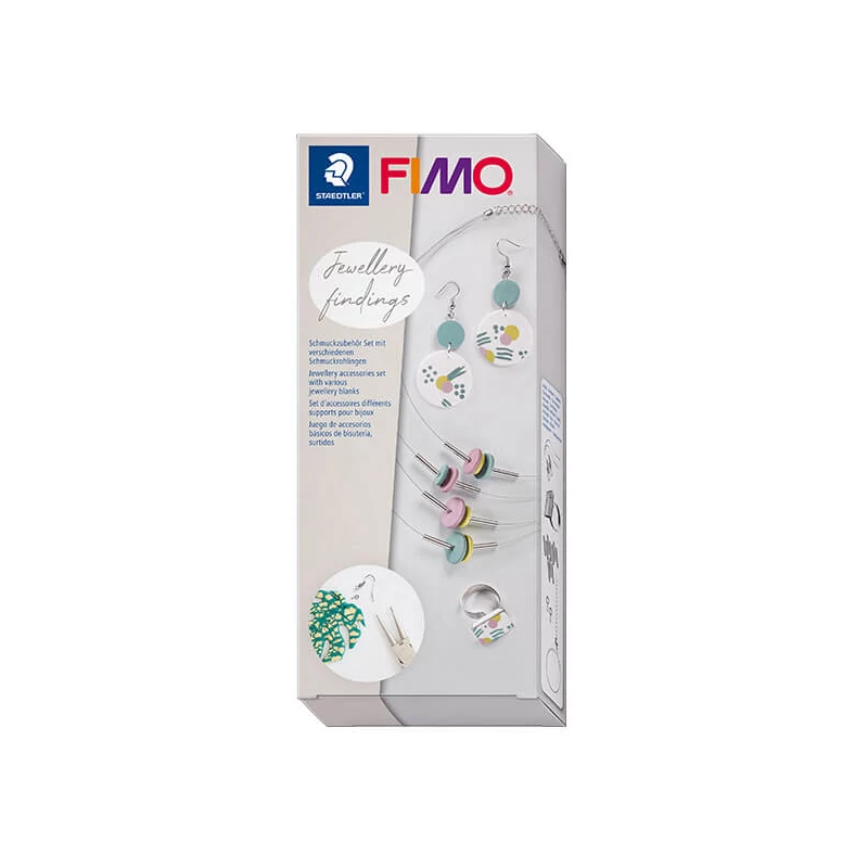 Jewellery findings FIMO - kovové podstavce na šperky, bižutérne komponenty 2