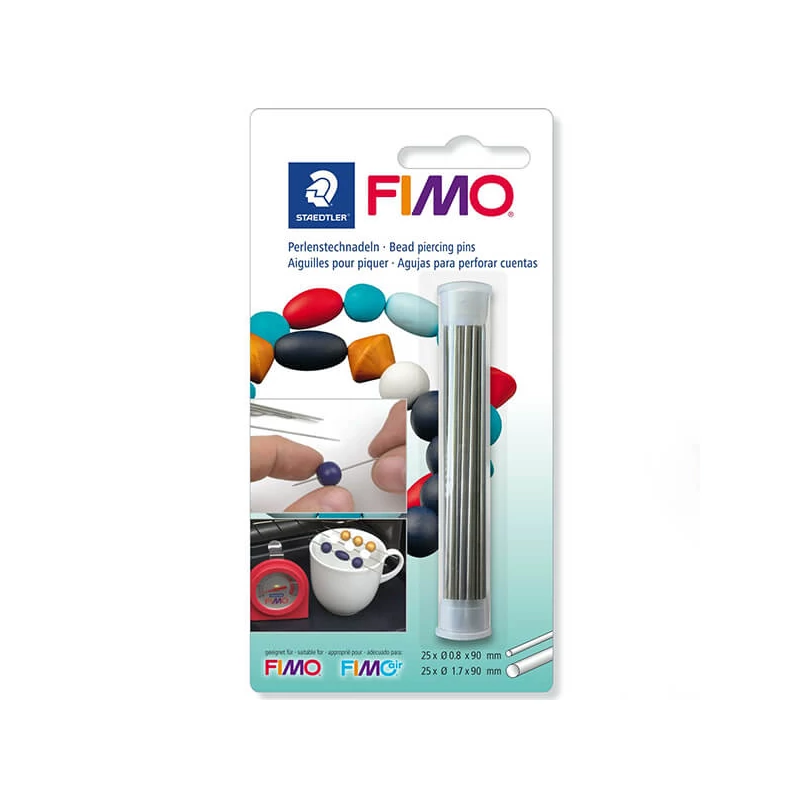 Špendlík na koráliky FIMO, 50 ks