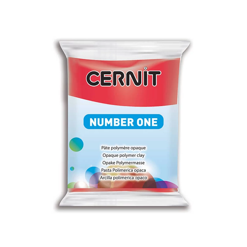 Modelovacia hmota do rúry Cernit N1., 56 g - červená (400)