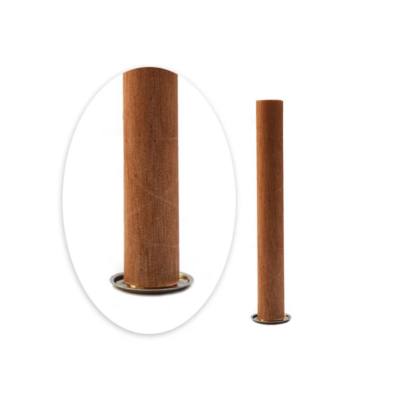 Drevený knôt, s podstavcom, okrúhly, 12 cm, 1 ks