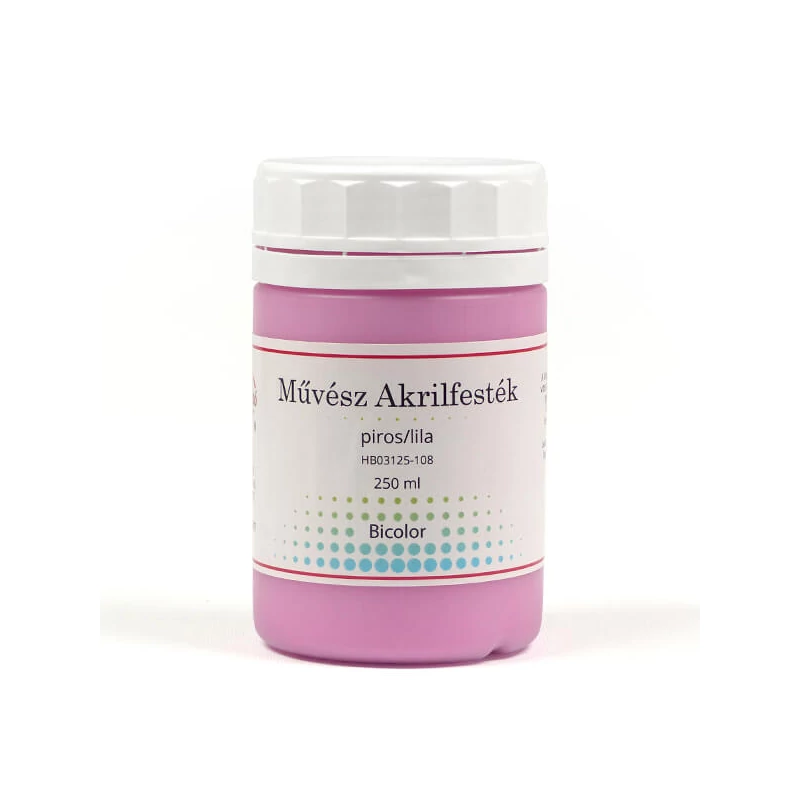 Umelecká akrylová farba, 250 ml - bicolor, 108, červená/fialová