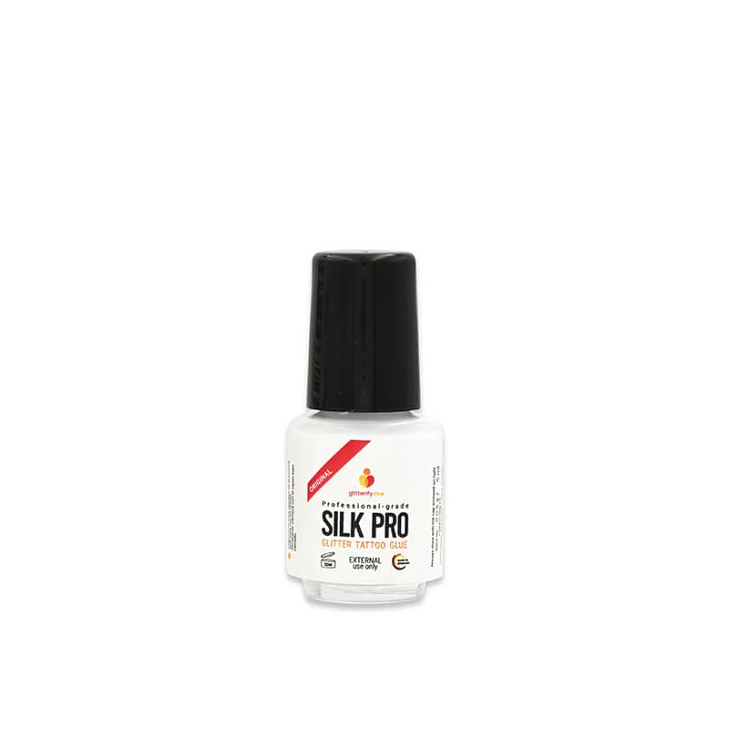 Lepidlo na tetovanie na trblietavé prášky, Silk Pro, 5 ml