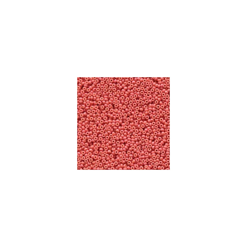 Miyuki japonské sklenené koráliky 11/0 - Duracoat Opaque Dyed Rose