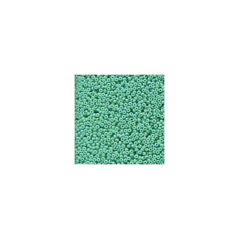 Miyuki japonské sklenené koráliky 11/0 - Duracoat Opaque Dyed Turquoise