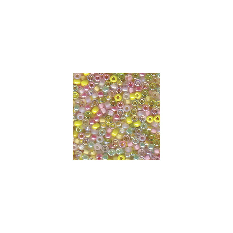 Miyuki japonské sklenené koráliky 11/0 - Mix Pink Lemonade