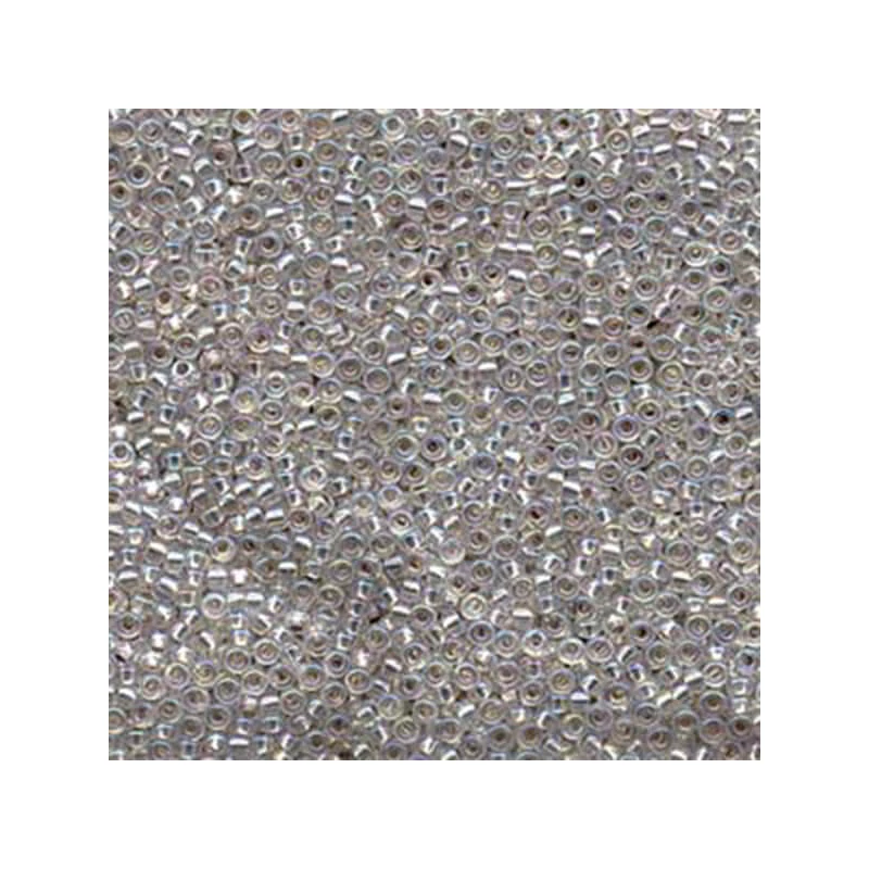 Miyuki japonské sklenené koráliky 11/0 - Silver Lined Crystal AB
