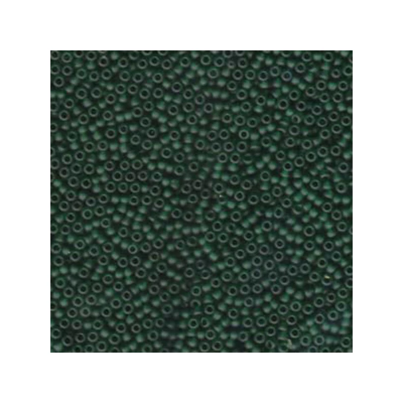 Miyuki japonské sklenené koráliky 11/0 - Matný Transparent Emerald