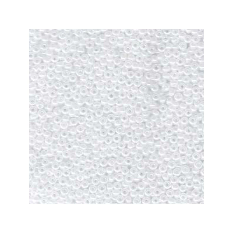 Miyuki japonské sklenené koráliky 11/0 - White Ceylon