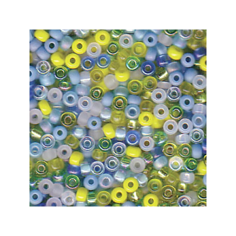 Miyuki japonské sklenené koráliky 11/0 - Mix Lagoon