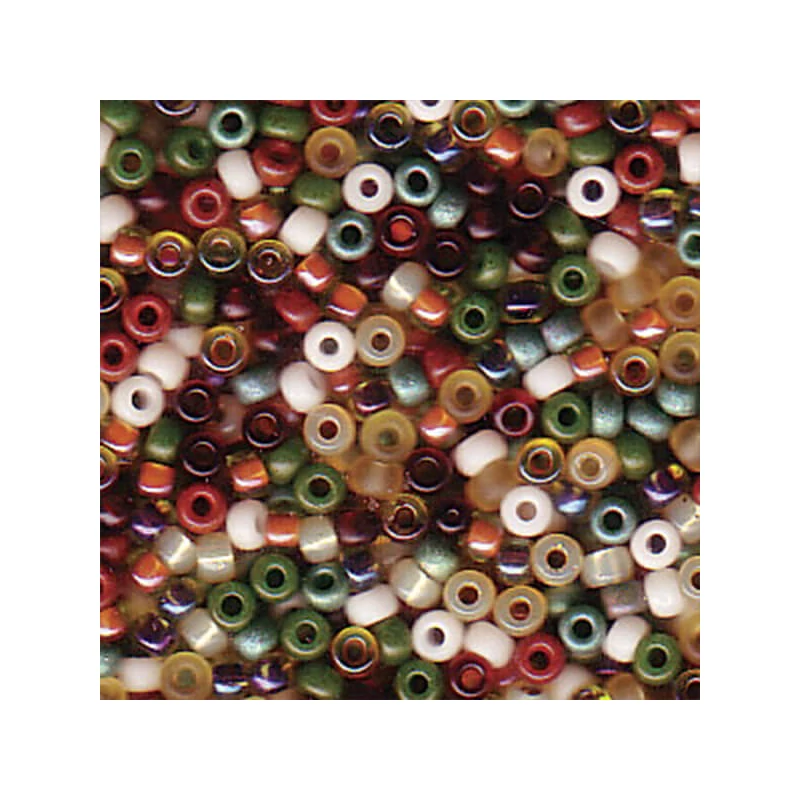 Miyuki japonské sklenené koráliky 11/0 - Mix Earthtone
