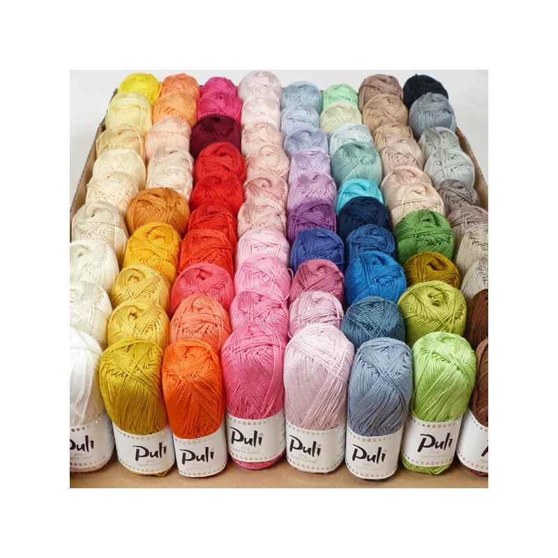 Bavlnená priadza Puli, 50 g - 2124