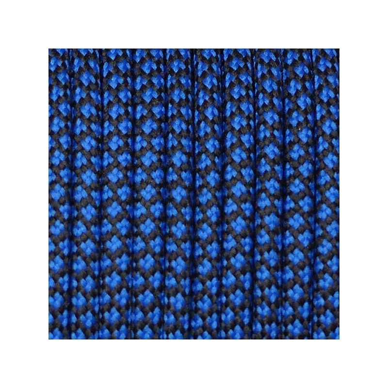 Paracord 550, v metroch, 4 mm - diamantová kamufláž tmavomodrá