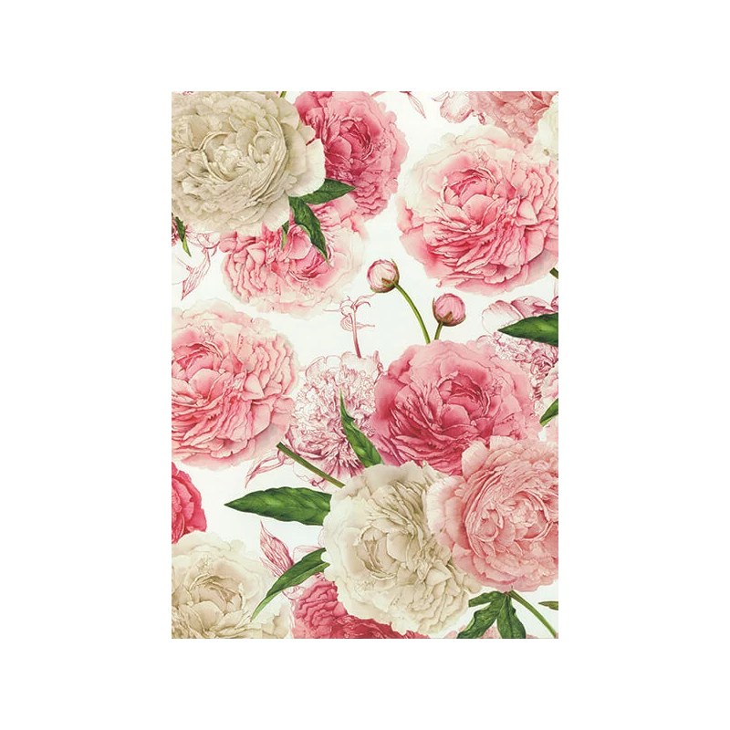 Papier na decoupage Tassotti - pivonka
