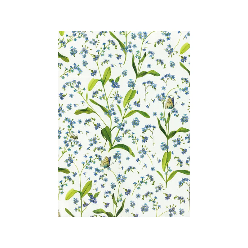 Papier na decoupage Tassotti - nezábudka