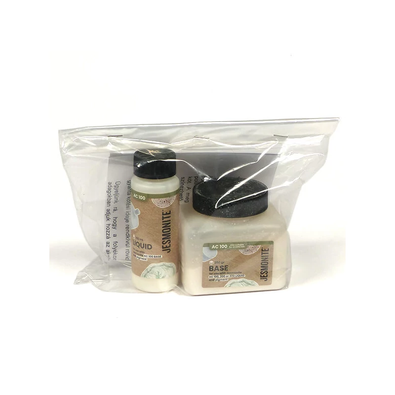 Systém akrylátovej živice Jesmonite AC100 - 100 ml tekutiny + 250 g minerálneho prášku