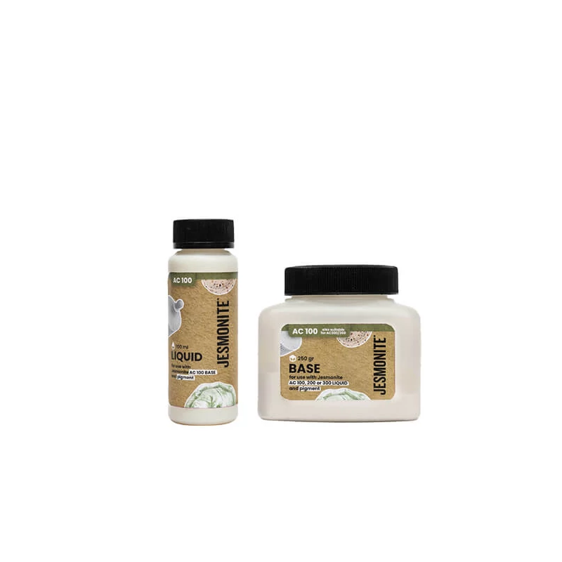 Systém akrylátovej živice Jesmonite AC100 - 100 ml tekutiny + 250 g minerálneho prášku